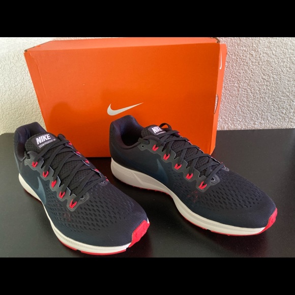 NIKE MENS AIR ZOOM PEGASUS 34 12.5 SNEAKER SHOES - Picture 3 of 15